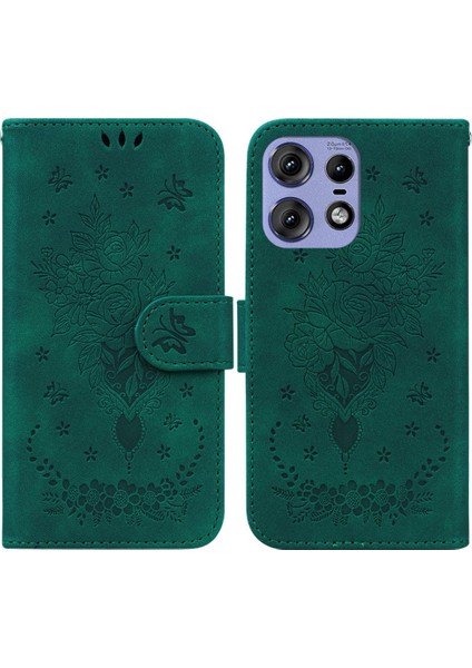 Motorola Moto Kenar 50 Pro Flip Pu Deri Kapak Cüzdan Kılıf Kartı (Yurt Dışından)