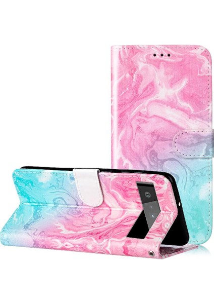 Google Piksel 6 Pro Için Flip Case Kart Yuvaları Tutucu Pu Deri Cüzdan Tam (Yurt Dışından)