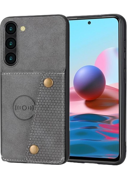 Samsung Galaxy S23 Buit Için Cüzdan Kılıf Demir Cüzdan Kılıf Kickstand Kart (Yurt Dışından)