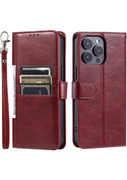 Xiaomi Redmi Için Flip Case Xiaomi 4g 6 Kart Yuvaları Kickstand Cüzdan Pu Deri (Yurt Dışından)