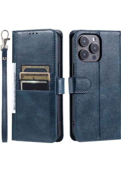 Xiaomi Redmi Için Flip Case Xiaomi 4g 6 Kart Yuvaları Kickstand Cüzdan Pu Deri (Yurt Dışından)
