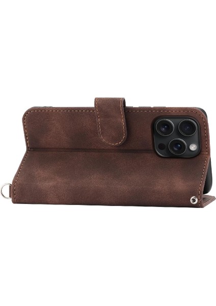 Iphone 15 Için Flip Case Pro Max Darbeye Dayanıklı Kabartmalı Bileklik Çoklu (Yurt Dışından) indirimleri