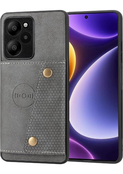Cüzdan Kılıf Için Xiaomi Poco M6 Pro 5g Cüzdan Kılıf Kart Tutucu Darbeye (Yurt Dışından)