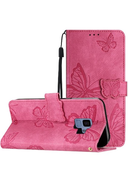 Samsung Galaxy S9 Cüzdan Kart Yuvaları Tutucu Manyetik Kapatma Için Flip Case (Yurt Dışından)