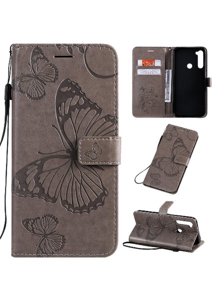 Xiaomi Redmi Not 8t Için Flip Case Kart Yuvası Standı ile Darbeye Kapak (Yurt Dışından)