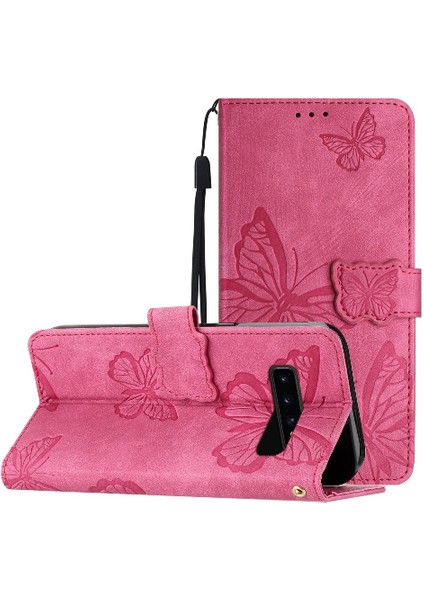 Samsung Galaxy S10 Artı Kart Yuvaları Tutucu Pu Deri Kapatma Için Flip Case (Yurt Dışından)