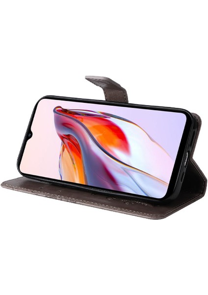 Kart ile Xiaomi Redmi 12C Manyetik Kapak Darbeye Kapak Için Flip Case (Yurt Dışından)
