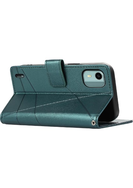 Nokia C12 Şok Emici Üç Kart Yuvaları Darbeye Dayanıklı Flip Case (Yurt Dışından) indirimleri