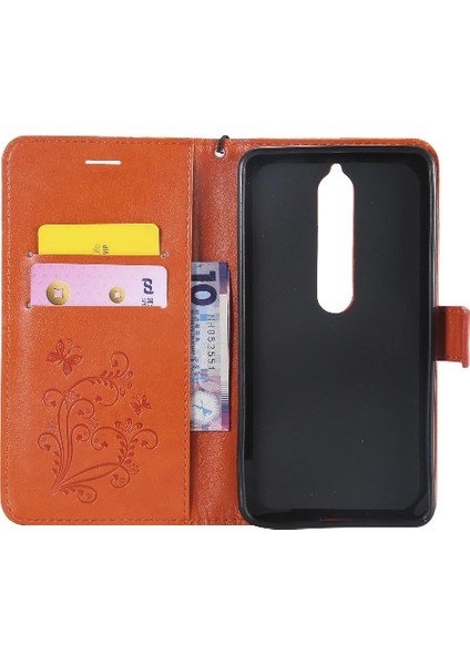 Nokia 6 2018 Flip Kickstand Darbeye Kapak Manyetik Kapak Için Flip Case (Yurt Dışından)