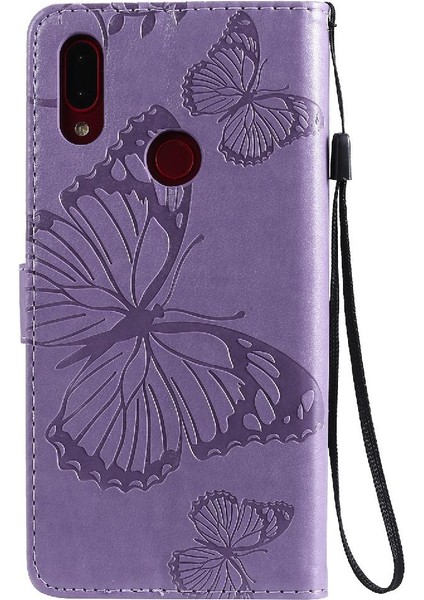 Kart Yuvası Standı Manyetik ile Xiaomi Redmi Not 7 Pu Deri Için Flip Case (Yurt Dışından)