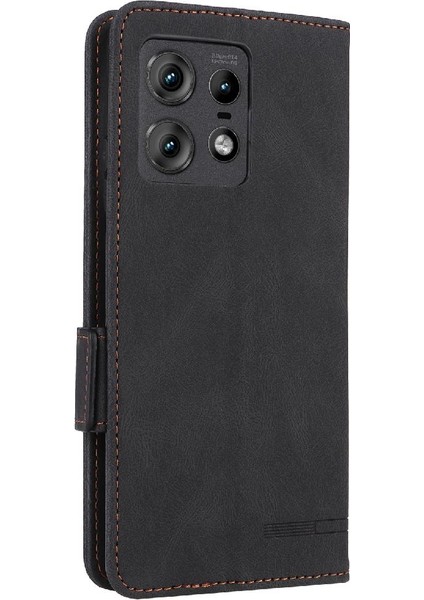 Motorola Moto Kenar 50 Pro Için Kılıf Tam Koruma Manyetik Karbon Fiber (Yurt Dışından)