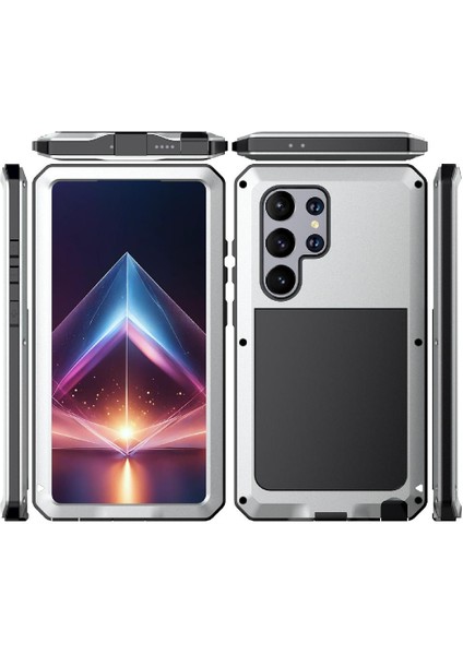 Samsung Galaxy S24 Ultra Alüminyum Alaşımlı Metal Için Ağır Metal Kasa (Yurt Dışından)