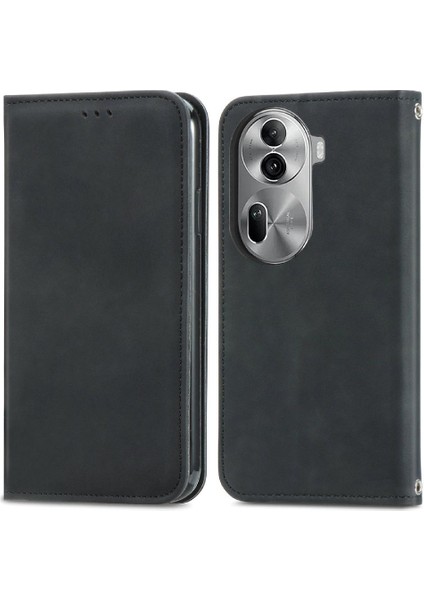 Oppo Oppo 11 Pro 5g Için Flip Case Darbeye Cüzdan Deri Kılıf Flip (Yurt Dışından)