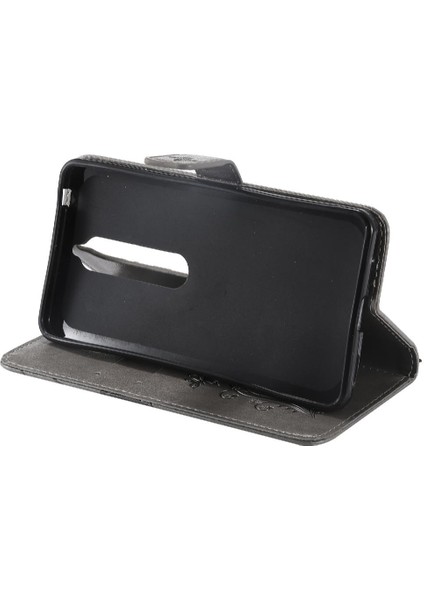 Nokia 6 2018 Flip Kickstand Darbeye Kapak Manyetik Kapak Için Flip Case (Yurt Dışından)
