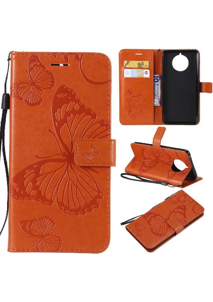 Nokia 9 Için Flip Case Saf Görünüm Darbeye Kapak Pu Deri Manyetik Kapak (Yurt Dışından)