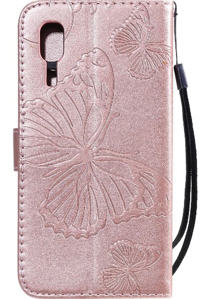Kart Yuvası Standı Darbeye Kapak ile Samsung Galaxy A2 Çekirdek Için Flip Case (Yurt Dışından)
