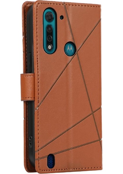 Motorola Moto G8 Güç Lite Için Flip Case Üç Kart Yuvaları Şok Emici (Yurt Dışından)