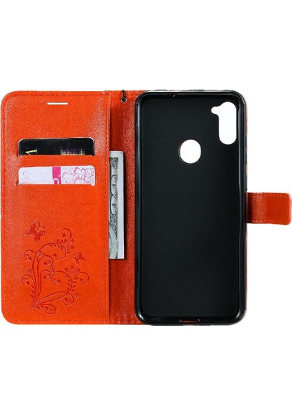 Kart Yuvası Standı ile Samsung Galaxy A11 Flip Case Kickstand Pu (Yurt Dışından) indirimleri