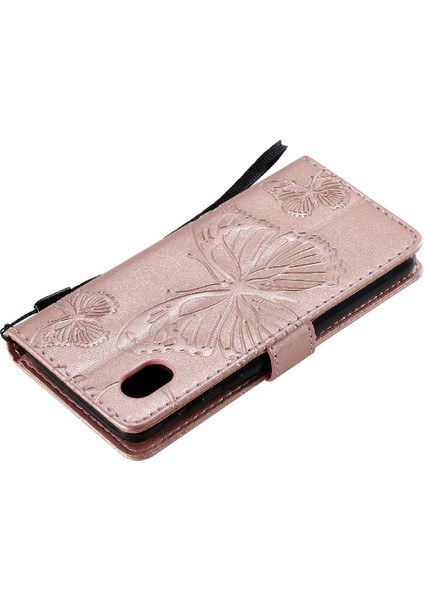 Kart Yuvası Standı ile Samsung Galaxy A01 Çekirdek Için Flip Case Pu Deri Flip (Yurt Dışından) indirimleri