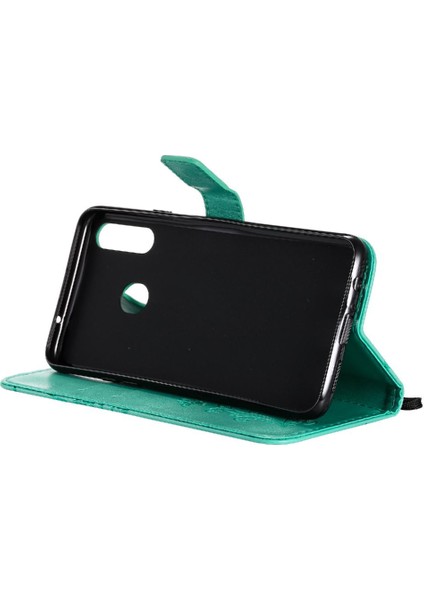 Samsung Galaxy A20S Darbeye Kapak Için Flip Case Kart Yuvası Standı ile Pu (Yurt Dışından) fırsatları