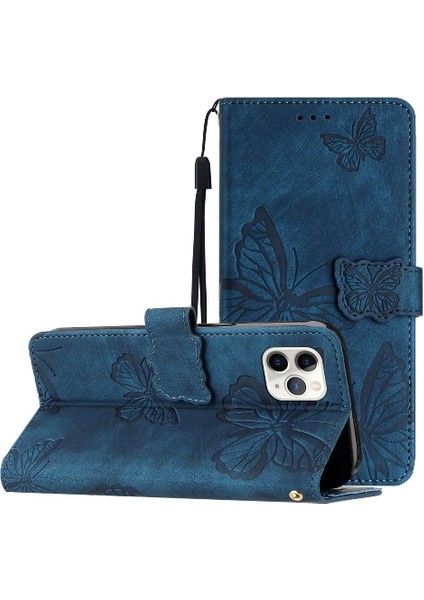 Iphone 11 Için Flip Case Pro Max Cüzdan Manyetik Kapatma Kart Yuvaları Tutucu (Yurt Dışından)