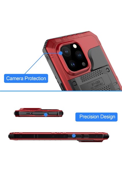 Iphone 14 Için Su Geçirmez Kılıf Pro 12FT Askeri Darbeye Dayanıklı Metal Tam (Yurt Dışından) indirimleri