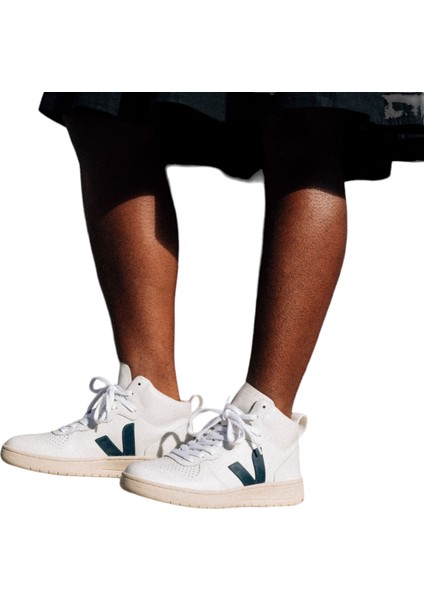 V-15 Leather Kadın Sneaker - Extra White/Nautico / modelleri