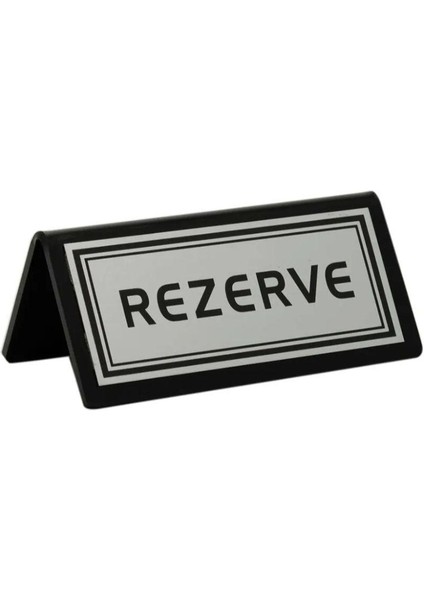 10'lu Masa Üstü Rezerve Yazısı Otel Kafe Restorant Büfe