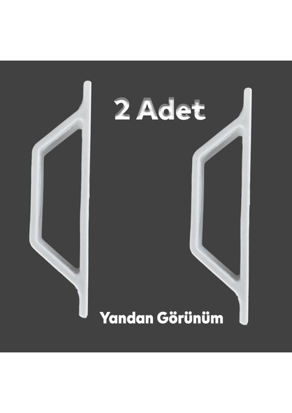 Pencere Kapı Sineklik Kolu Plastik Pimapen Pvc D Tutucu Tutamağı 2 Adet