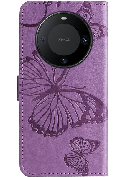 Huawei Mate 60 Pro Darbeye Kapak Manyetik Kapak Flip Kickstand (Yurt Dışından)