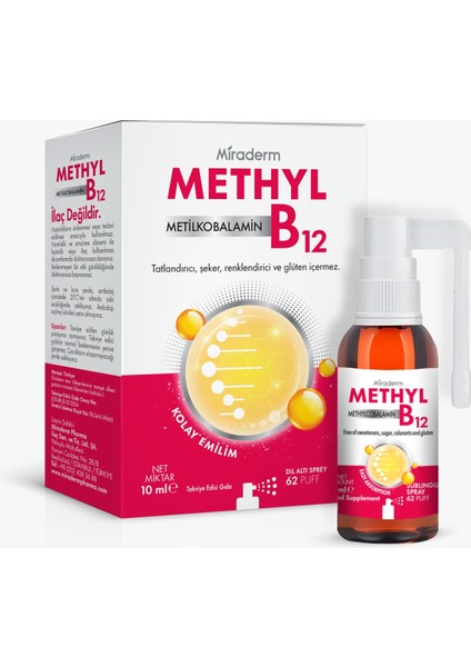 Methyl B12 Sprey 10 ml