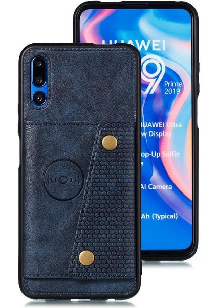 Bdt Shop Cüzdan Kılıf Için Huawei Y9S Kart Tutucu Kickstand Cüzdan Kılıf Darbeye (Yurt Dışından)