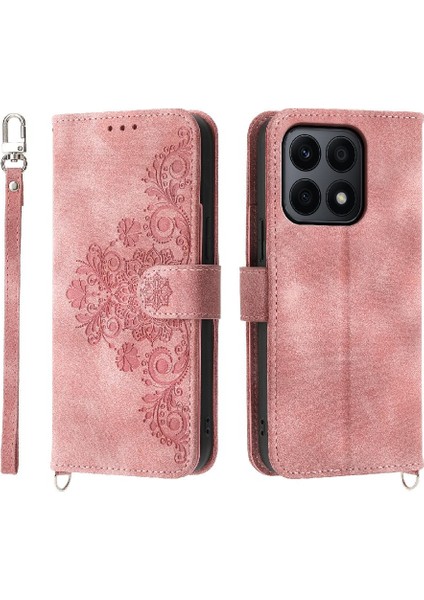 Onur X8B Çoklu Kredi Kartı Yuvaları Için Flip Case Bileklik Kabartmalı (Yurt Dışından)