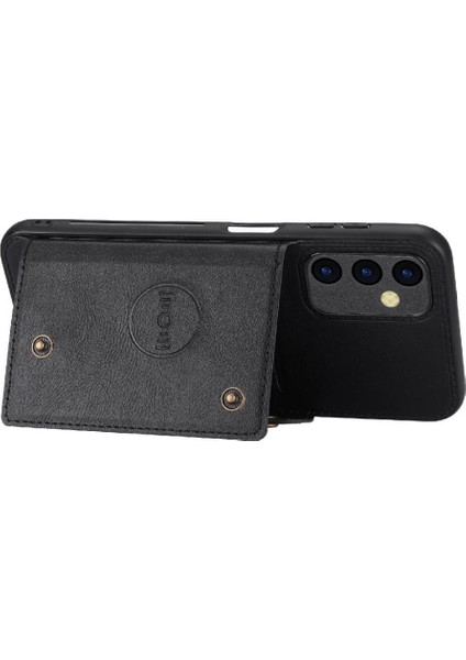 Samsung Galaxy S24 Cüzdan Durumda Buit Için Cüzdan Durumda Demir Kart Tutucu (Yurt Dışından) modelleri