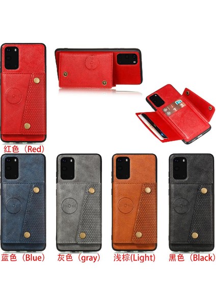 Samsung Galaxy NOTE20 Buit Için Cüzdan Kılıf Demir Cüzdan Kılıf Darbeye (Yurt Dışından)