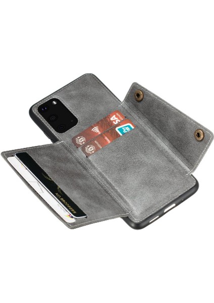 Samsung Galaxy NOTE20 Buit Için Cüzdan Kılıf Demir Cüzdan Kılıf Darbeye (Yurt Dışından)