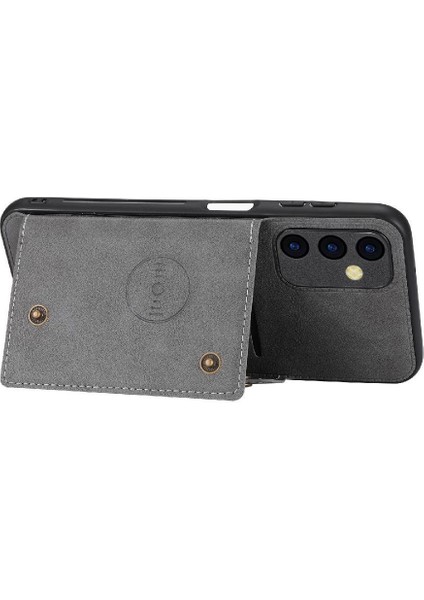 Samsung Galaxy A34 5g Kickstand Buit Için Cüzdan Kılıf Demir Kart Tutucu (Yurt Dışından) indirimleri