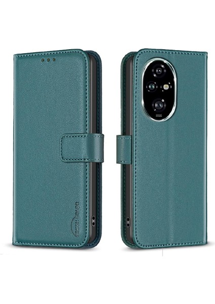 Onur Için Flip Case 200 Pro Deri Kılıf Cüzdan Iş Çoklu Kart Yuvası (Yurt Dışından)