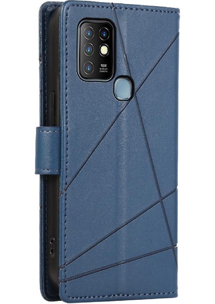 Bdt Shop Infinix Sıcak 10 Şok Emici Darbeye Dayanıklı Kickstand Üç Için Flip Case (Yurt Dışından)