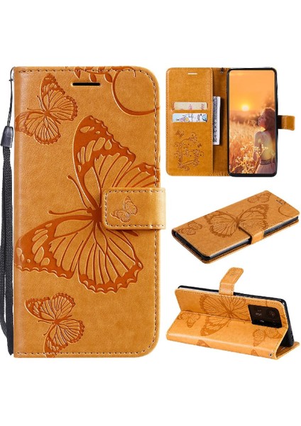Xiaomi Mix 4 Flip Kickstand Darbeye Kapak Pu Deri ile Flip Case (Yurt Dışından)
