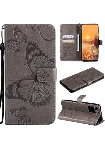 Xiaomi Redmi Not 10T Için Flip Case 5g Darbeye Kapak Kapak Kickstand Pu (Yurt Dışından)
