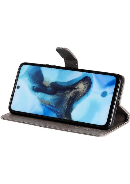 Xiaomi Redmi Not 10T Için Flip Case 5g Darbeye Kapak Kapak Kickstand Pu (Yurt Dışından)