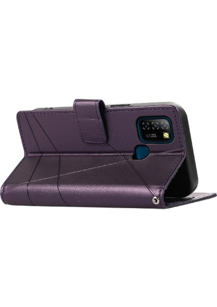 Infinix Sıcak 10 Lite Şok Emici Üç Kart Yuvaları Için Flip Case (Yurt Dışından)