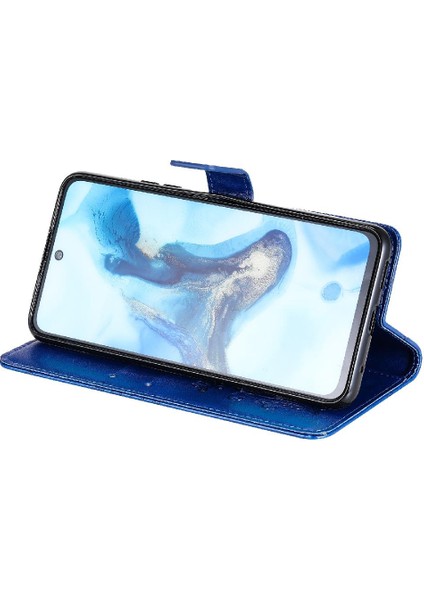 Xiaomi Redmi Not Için Flip Case 10 Pro 5g Flip Kickstand ile Kart Yuvası Pu (Yurt Dışından)