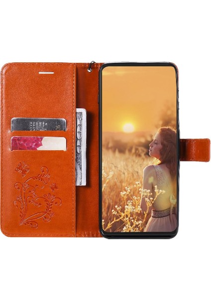 Xiaomi Redmi Not 10T Için Flip Case 5g Darbeye Kapak Kapak Kickstand Pu (Yurt Dışından)