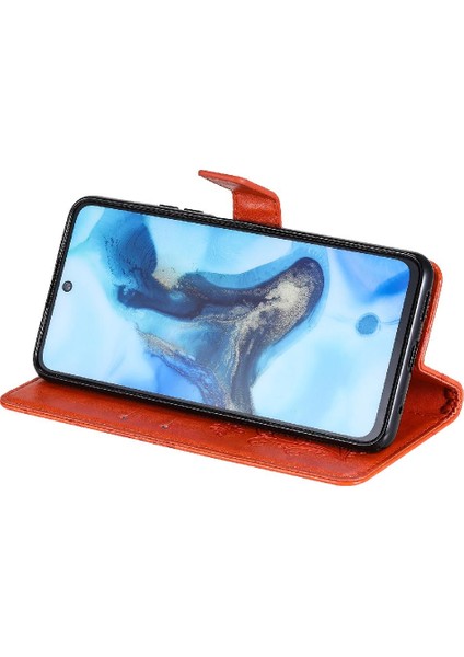 Xiaomi Redmi Not 10T Için Flip Case 5g Darbeye Kapak Kapak Kickstand Pu (Yurt Dışından)