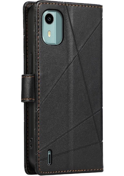 Nokia C12 Şok Emici Üç Kart Yuvaları Darbeye Dayanıklı Flip Case (Yurt Dışından) indirimleri
