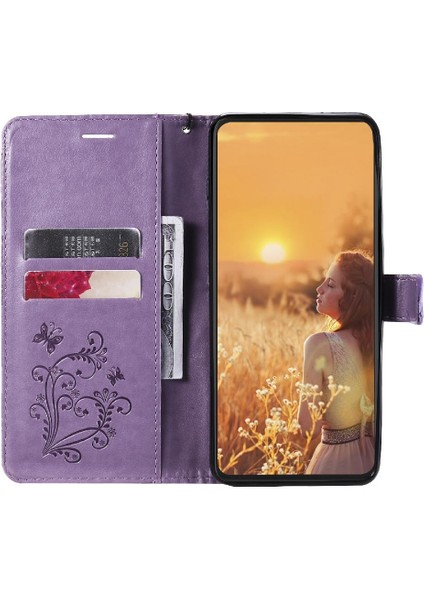 Xiaomi Redmi Not 10 5g Için Flip Case Kart Yuvası Standı ile Darbeye Çevir (Yurt Dışından)