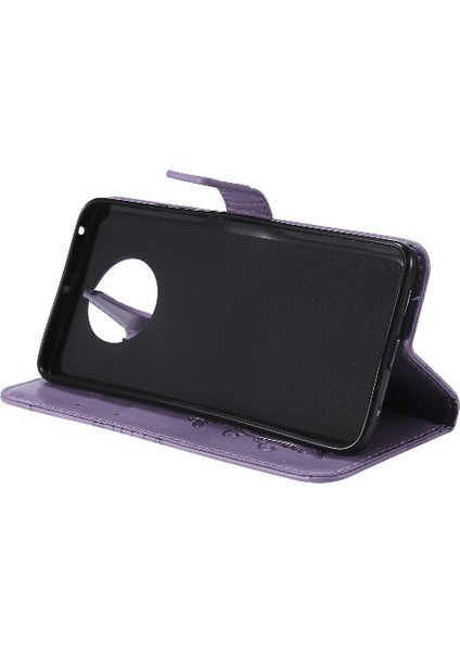Nokia 9 Için Flip Case Saf Görünüm Darbeye Kapak Pu Deri Manyetik Kapak (Yurt Dışından)