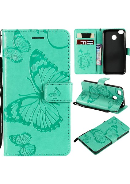 Kart Yuvası ile Xiaomi Redmi 4x Pu Deri Manyetik Kapak Için Flip Case (Yurt Dışından)